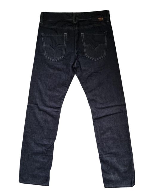 DIESEL Gerade Jeans Larkee 0088Z (Tiefdunkelblau, 100% Baumwolle) 5-Pocket-Style in Blue für Herren