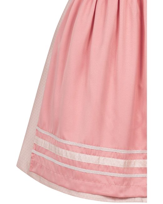 Nübler Pink Ü Trachtenkleid Midi Dirndl Lisa in Apricot von