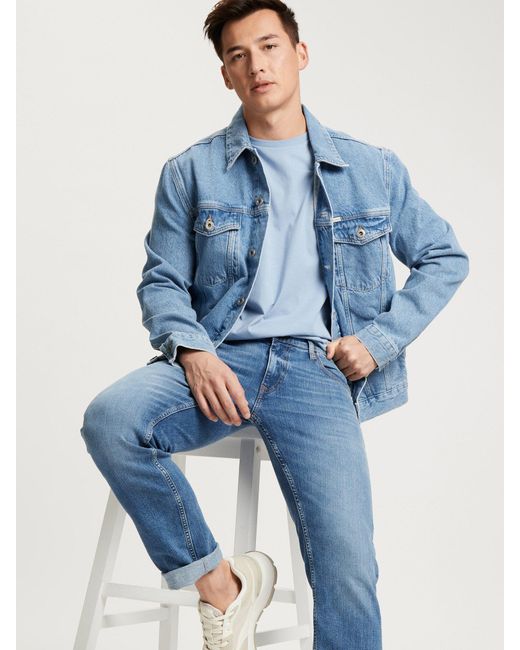 Cross Jeans CROSS ® Slim-fit-Jeans Damien in Blue für Herren