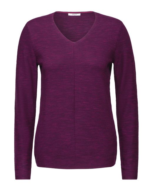 Cecil Purple Strickpullover