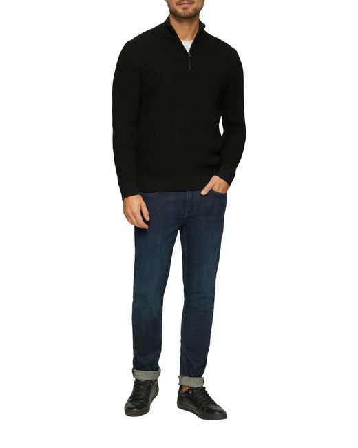 S.oliver Strickpullover in Black für Herren
