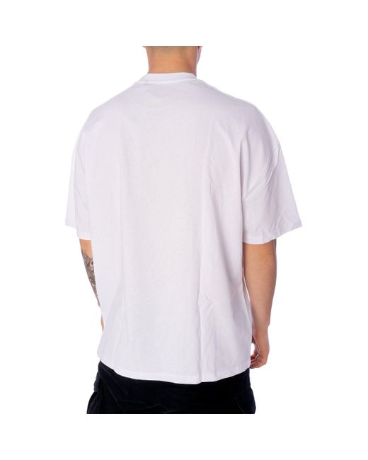 Re:Covered T-Shirt Garfield College Text, G L in White für Herren