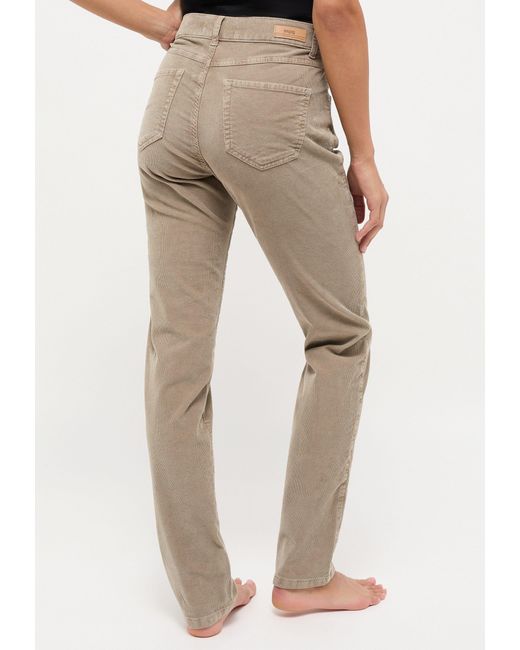 ANGELS Natural Straight- Jeans Cici in Coloured Cord