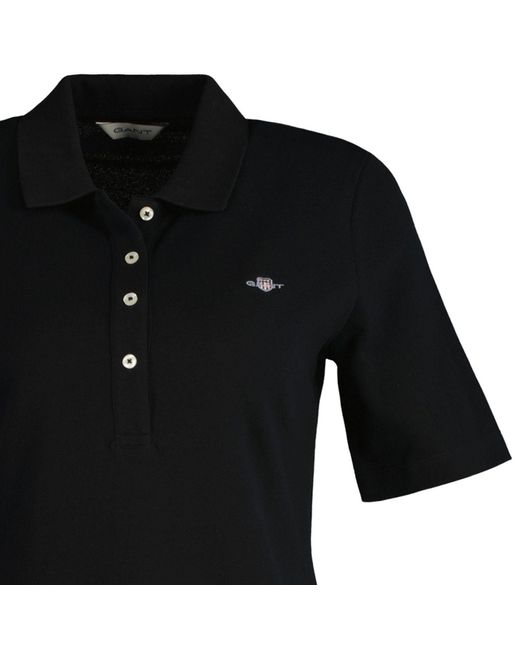 Gant Black T-Shirt Poloshirt