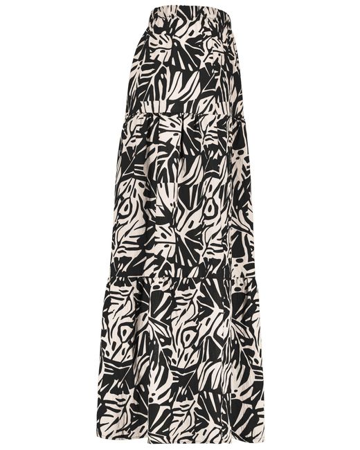 Sublevel Black Maxirock langer Rock mit tollem Muster