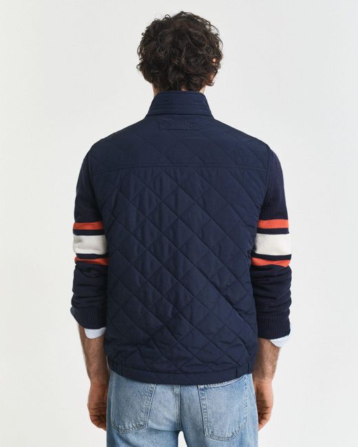 Gant Anorak Windcheater Weste in Blue für Herren