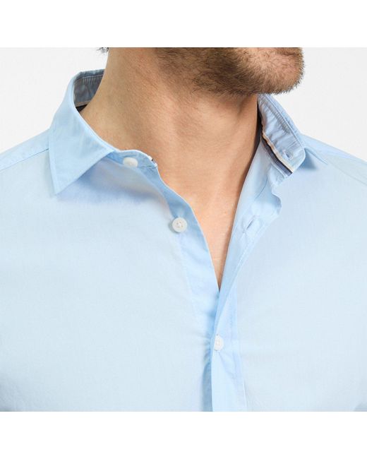 Olymp Kurzarmhemd Hemd Casual in Blue für Herren