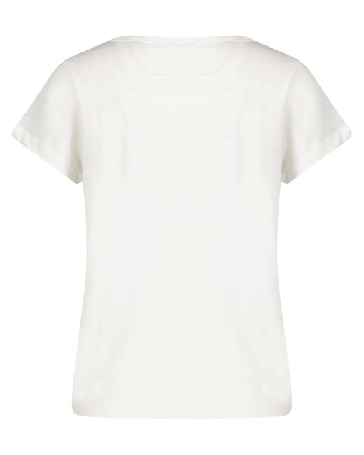 Marc O' Polo White T- T-Shirt mit Print (1-tlg)