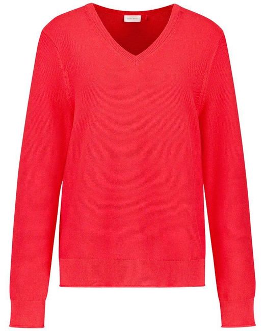 Gerry Weber Red Strickpullover / Da.Strick / PULLOVER /1 ARM
