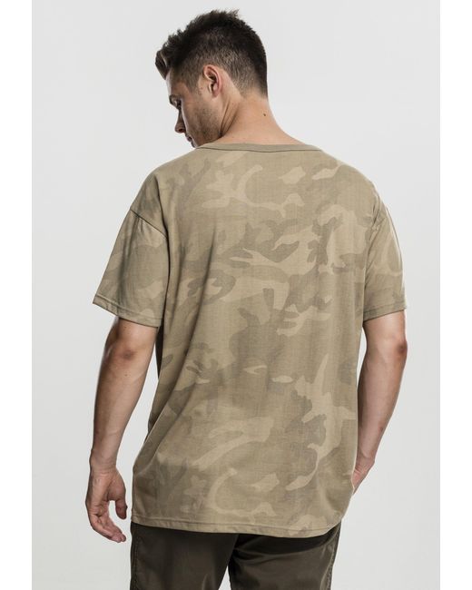 Urban Classics Kurzarmshirt T-Shirt Camo Oversized Tee (1-tlg) in Natur für  Herren | Lyst DE