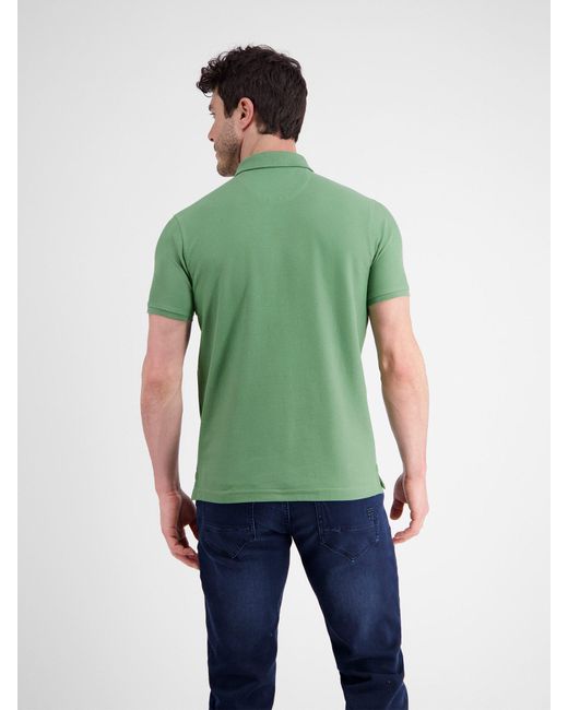 Lerros Poloshirt Klassischer Polostyle in *Cool & Dry* Piquéqualität in Green für Herren