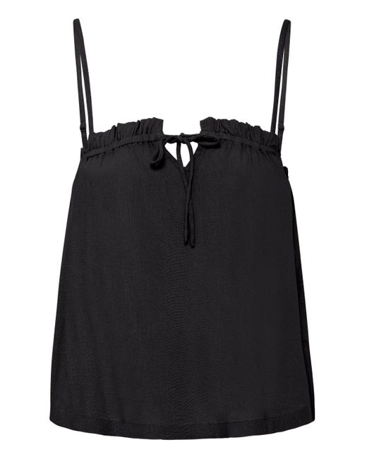 Ichi Black Shirttop IHMARRAKECH Stilbewusstes Top