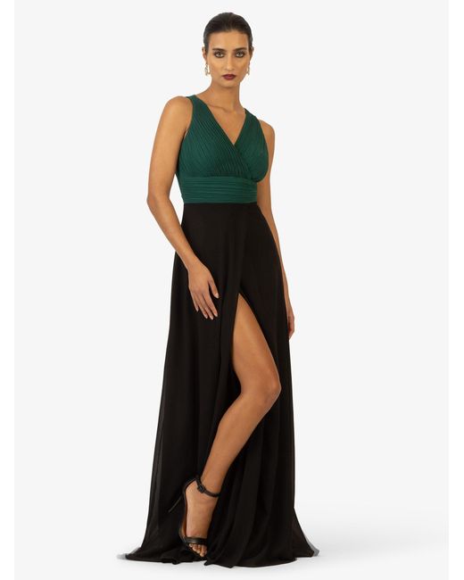 Kraimod Black Abendkleid im Zwei-Farben-Design