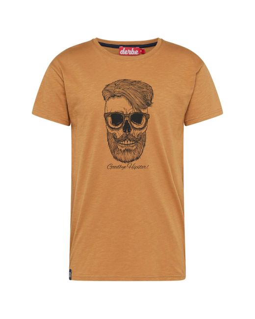 Derbe T-Shirt Hipster (1-tlg) in Brown für Herren