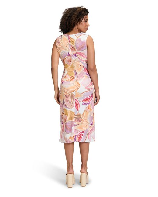 Cartoon White Jerseykleid mit Raffung Form