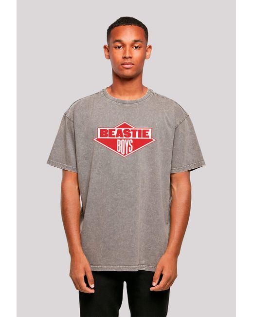 F4NT4STIC Oversize-Shirt The Beastie Boys Premium Qualität in Gray für Herren