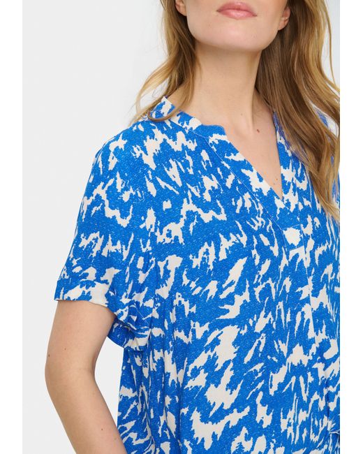 Saint Tropez Blue Blusenshirt AgnesSZ SS Top