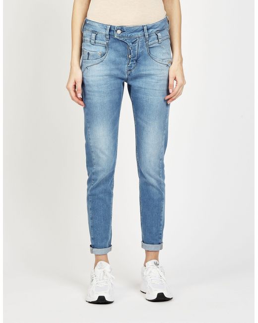 Gang Blue Slim-fit-Jeans 94MARGE mit besonderem 4-Knopf-Verschluss