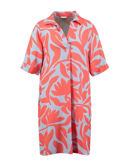 Key Largo Red Druckkleid WD TREE (1-tlg)