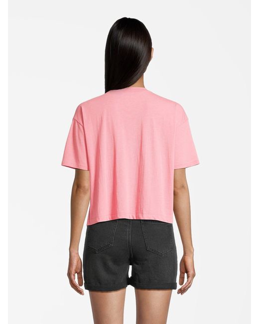 Aéropostale Pink T-Shirt (1-tlg) Plain/ohne Details