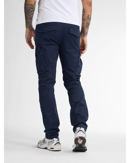Petrol Industries – Funktionale & bequeme -Cargohose in Blue für Herren