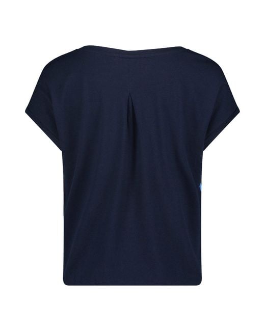 BETTY&CO Blue T-Shirt mit Print (1-tlg) Druck
