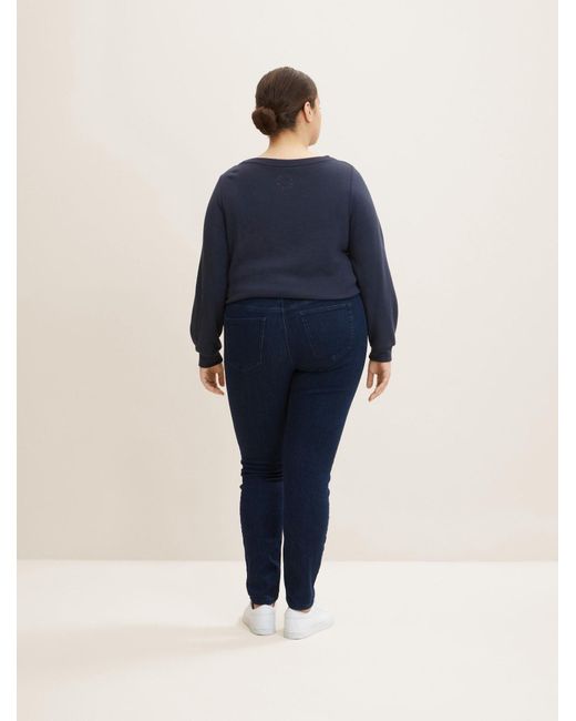 Tom Tailor Blue TOM TAILOR Gerade Plus Size