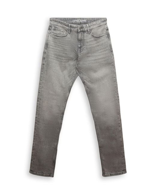 Esprit Slim-fit- Schmale Jeans mit mittlerer Bundhöhe in Gray für Herren
