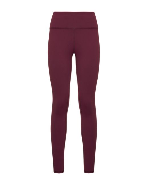 Fabletics Red Leggings Define PowerHold mit starker Kompression und Shaping-Taillenbund