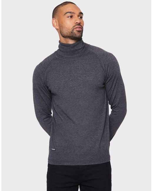 Threadbare Rollkragenpullover Lance in Blue für Herren