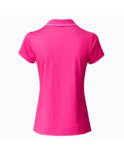 Daily Sports Pink Poloshirt Polo Indra Cerise UK M