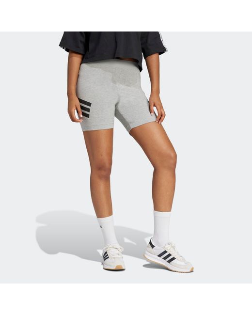 Adidas Blue Shorts W FI 3S BIKER (1-tlg)