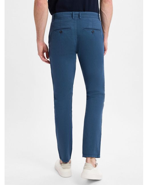 Nils Sundström Chinos Matt in Blue für Herren