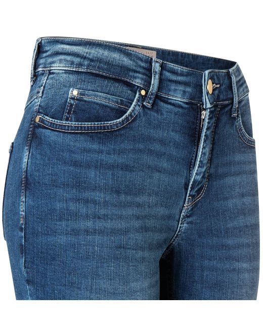 M·a·c Blue 5-Pocket- Jeans DREAM SKINNY AUTHENTIC (1-tlg)