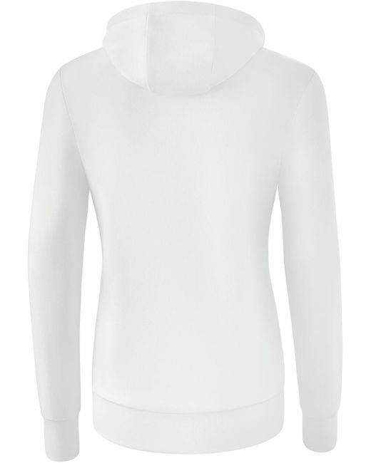 Erima White Sweatshirt Basic Hoodie