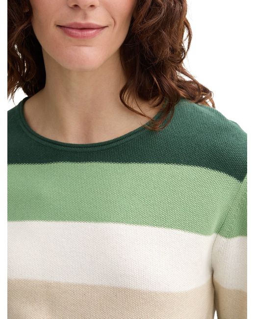 Tom Tailor Green Strickpullover