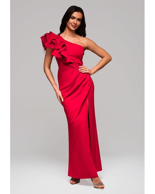 Ombre Red Abendkleid Kimme