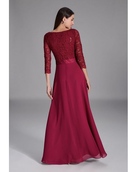 Swing Red Abendkleid