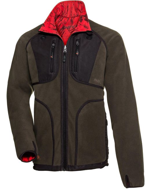 Parforce Wendejacke Membran-Wendefleecejacke SphereX Wasserabweisend in Red für Herren