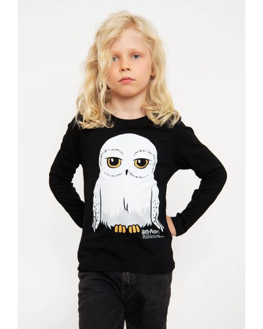 Logoshirt Langarmshirt Harry Potter in Black für Herren