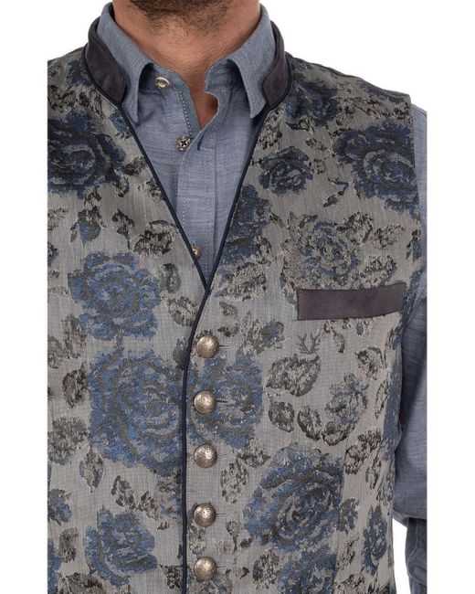KRÜGER Trachtenweste 951466 in Blue für Herren