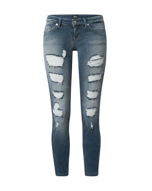 ONLY Blue 7/8-Jeans CORAL (1-tlg) Cut-Outs, Weiteres Detail, Plain/ohne Details