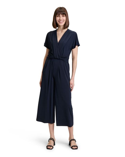 Betty Barclay Blue Overall Jumpsuit mit Eingrifftaschen (1-tlg) Form