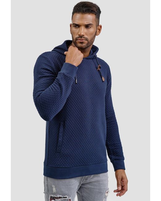 INDICODE Strickpullover York in Blue für Herren
