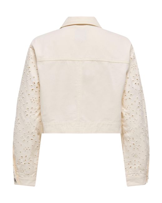 ONLY White Sweatjacke