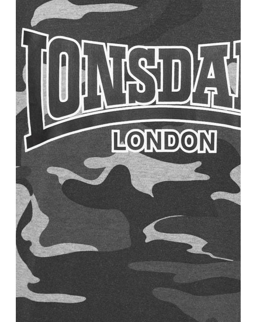 Lonsdale T-Shirt COBBETT in Black für Herren
