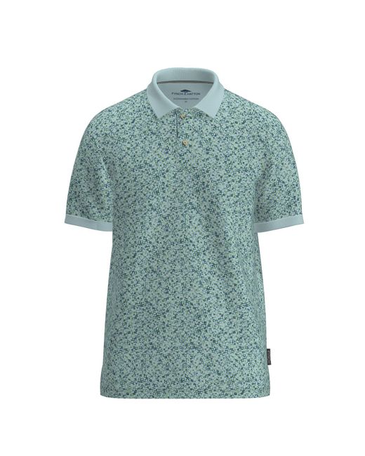 Fynch-Hatton Poloshirt Polo, AOP in Green für Herren