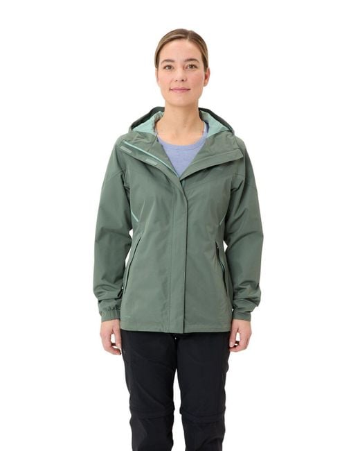 Vaude Green Outdoorjacke SE Women's Strona 2L Jacket (1-St) atmungsaktive 2 Lagen Jacke