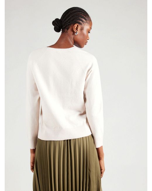 ONLY White Rundhalspullover ONLAMA (1-tlg) Plain/ohne Details