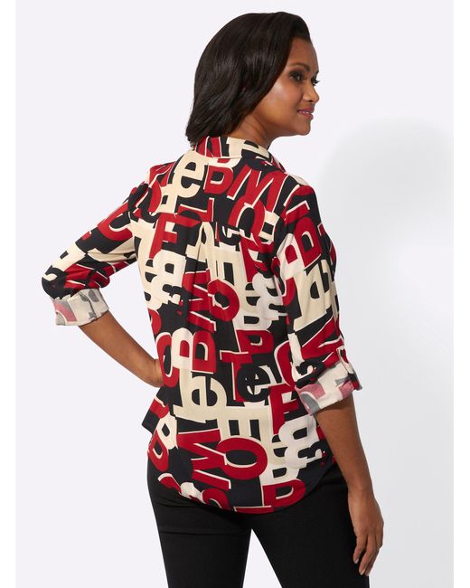 WITT Red Klassische Langarm-Bluse
